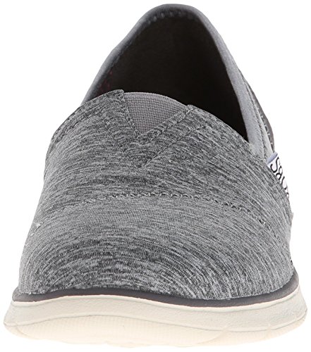 Bobs From Skechers Womens Pureflex Heathers Flat Gray 10 M