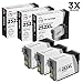 LD Remanufactured Epson 252 / 252XL / T252XL120 Set of 3 High Yield Black Ink Cartridges for use in WorkForce WF-3620, WF-3640, WF-7110, WF-7610 & WF-7620