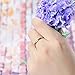 Fashion Month Womens 2mm Stainless Steel Simple Style Rose Gold Plated Wedding Band Engagement Thin Ring Comfort Fit Size 8