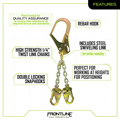 Frontline PSSW2R Rebar Positioning Chain Assembly with Swivel Durable