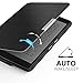 MoKo Case for Kindle Paperwhite, Premium PU Leather PC Hard Shell Smart Stand Cover Fits All Paperwhite Generations Prior to 2018 (Will not fit All-New Paperwhite 10th Generation), Black