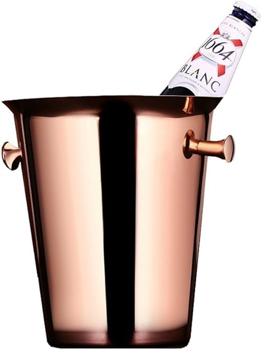 rose gold wine bucket