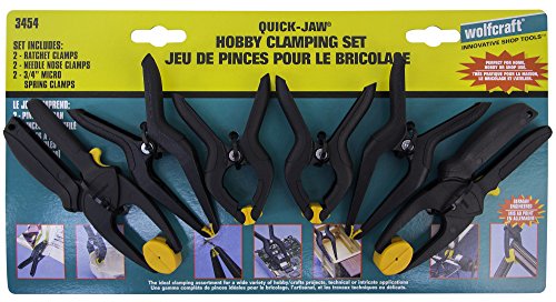 Wolfcraft 3454404 Needle-Nose & RATCHET Clamp Set