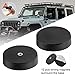 Magnetic Base Light Bar Mounting Brackets, AKD Part 2PCS Powerful LED Light Magnetic Sucker Holder Universal Side-Mounted Brackets Kit for Straight Curved Light Bar on Hood Roof