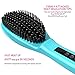 Gisala Metal Ceramic Heater Hair Straightening Brush,Auto Lock,Anti Scald,Zero Damage,Adjustable Temperature,Instant Heat Up Professional Hair Straightener(Cyan) by Gisala