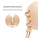 Strapless Self Adhesive Bra, Push Up Invisible Silicone Bras with Drawstring