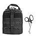 Unigear Tactical MOLLE Rip-Away EMT Medical First Aid Utility Pouch (Black)