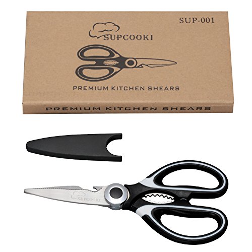 SupCooki Multi-Function Professional Kitchen Shears Super Sharp Stainless Steel Scissors - Thumbnail 7