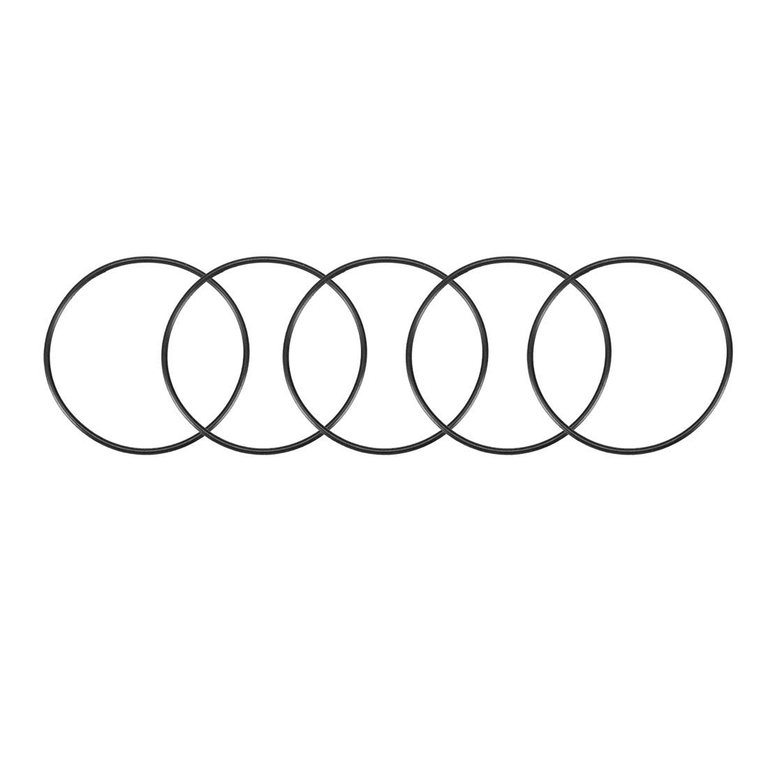 Sourcingmap Nitrile Rubber O-Rings 32mm OD 30mm ID 1mm Width, Metric Sealing Gasket, Pack of 30