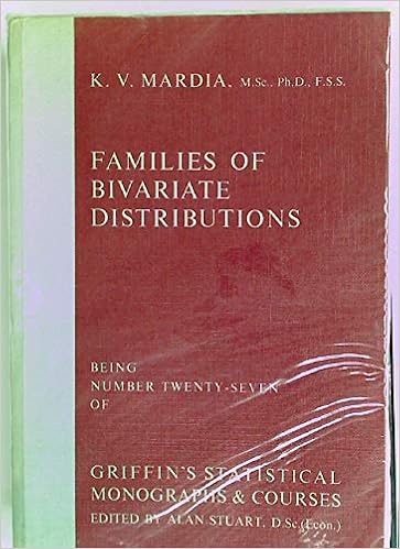 Families Of Bivariate Distributions Griffin S Statistical