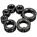 Yakamoz 2 Set Drill Stop Assortment, 8-Piece Drill Depth Stop Collars Limit Ring Dowel Shaft Chuck Positioner Locator for Drill Bits Consistent Drilling