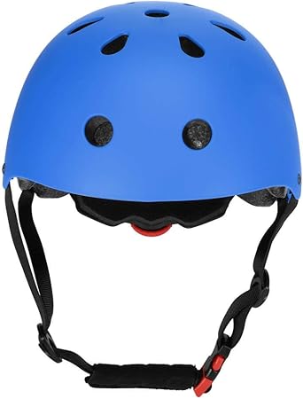 blue bicycle helmet