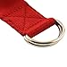 Fit Spirit 8ft Fitness Exercise Yoga Strap - Red