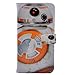 Unique BB-8 Droid Pattern Leather Wallet Credit Card Holder Pouch Flip Stand Case Cover For Apple iphone 6 Plus,iphone 6SPlus (5.5inch) New