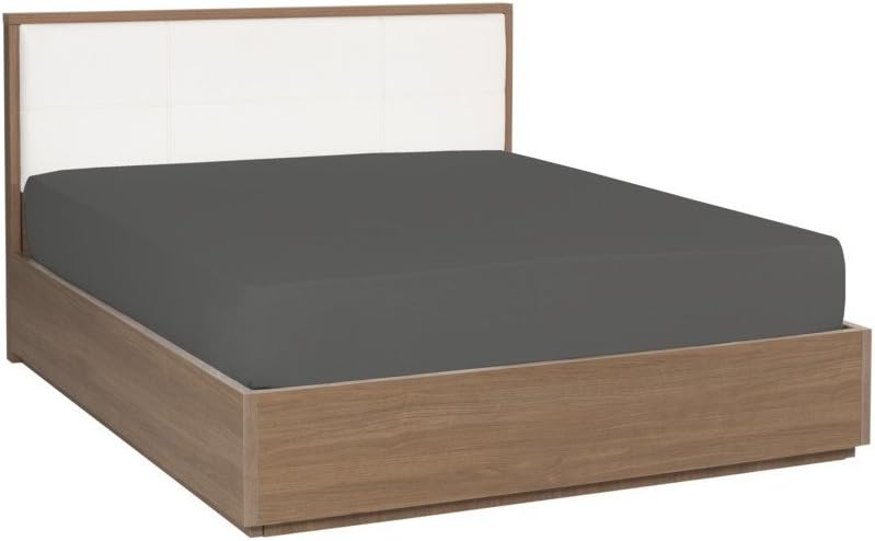 Mezzati Luxury Fitted Sheet – Soft and Comfortable 1800 Prestige Collection – Brushed Microfiber Bedding (Gray, Twin Size)