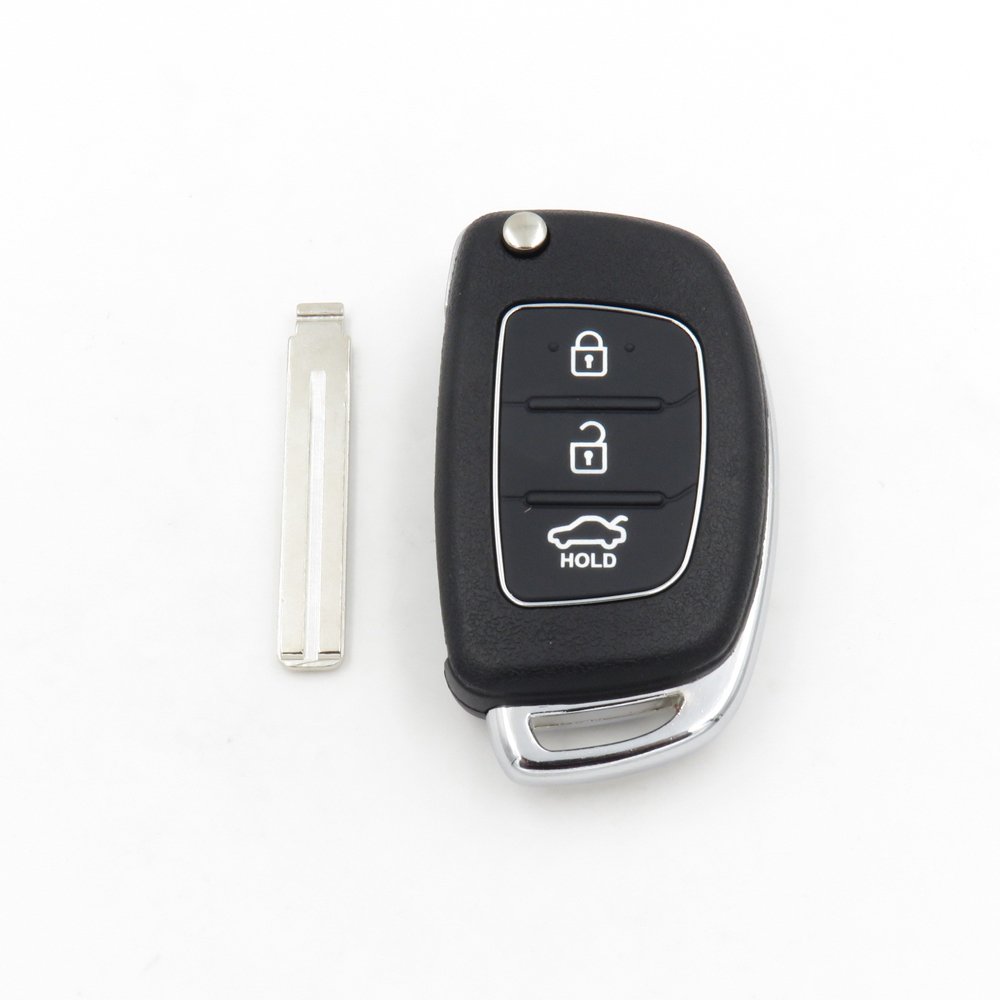 car passion Key Cover Shell Hyundai i20 i30 ix20 ix35 ix45 Tucson 3 Buttons Remote Control