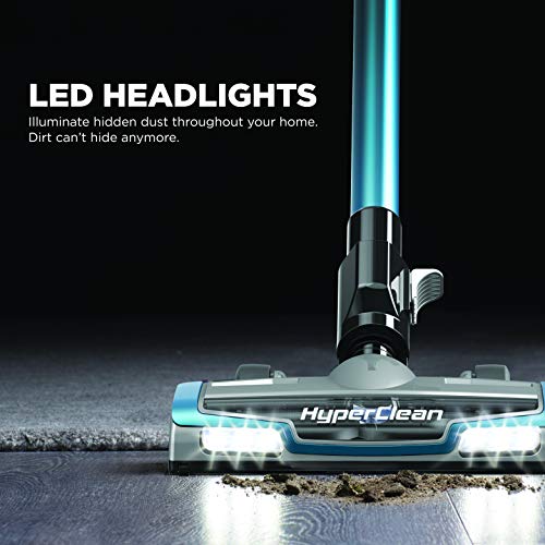 EUREKA NEC222 HyperClean Cordless Vacuum Cleaner, Deep Ocean , Blue