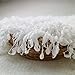 Newborn Photography Props，Hand Crochet Round Blanket with Fringe