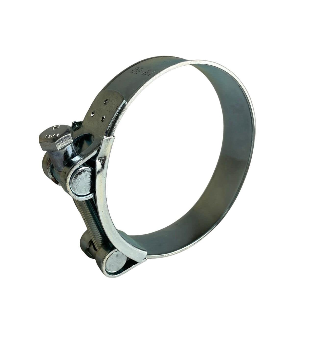 Boltza® Single Bolt Hose Super Clamp 80-85mm Clip Silicone Rubber Exhaust x1