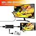 MHL Micro USB to HDMI Cable Adapter, MHL to HDMI Adapter, MHL 5pin & 11pin to HDMI 1080P Video Graphic Converter, Cable Adapter with Video Audio Output
