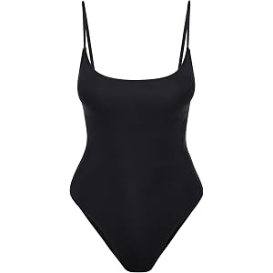 Narecte Sexy One Piece Bathing Suit for Women Tummy Control High Cut One Piece Swimsuit Womens