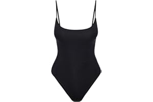 Narecte Sexy One Piece Bathing Suit for Women Tummy Control High Cut One Piece Swimsuit Womens Swim Suit