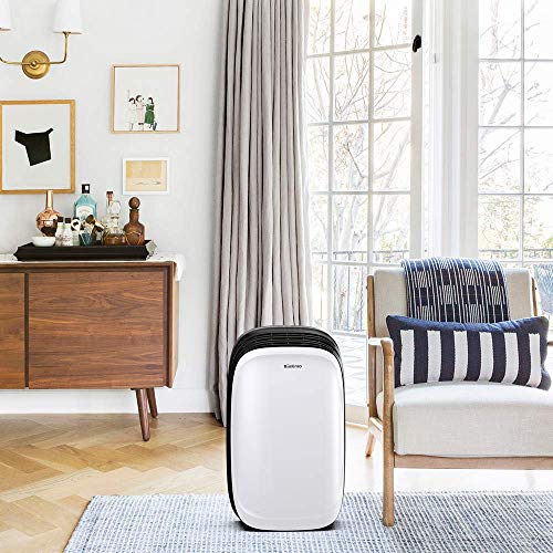 RINKMO 30 Pint Dehumidifier for Home Basements Bedroom Garage, Safe Mid Size Portable Dehumidifiers for Medium Spaces up to 1050 Sq Ft with Continuous Drain Hose Outlet to Reduce Moisture - Thumbnail 6