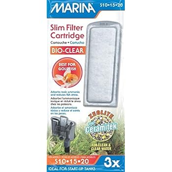 Marina Slim Filter Zeolite Plus Ceramic Cartridge - 3-Pack