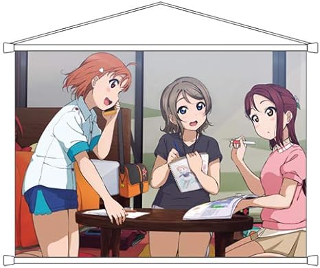 Amazon ラブライブ サンシャイン B2タペストリー Aqours 2年生ver 2 約h515mm W728mm アニメ 萌えグッズ 通販