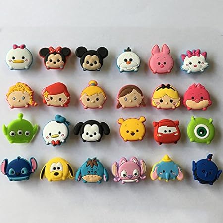 Amazon Co Jp Amuses サンダル シューズアクセサリー ディズニー ツムツム ジビッツ Jibbitz クロックス Crocs 24個セット 並行輸入品 おもちゃ
