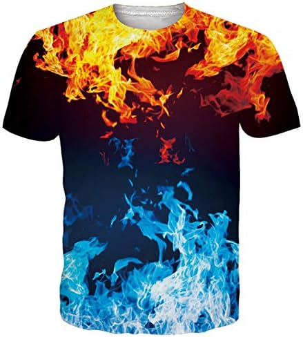 Adicreat Unisex 3D Printed Pattern Short Sleeve T-Sleeve Cool Graphic Tees Top