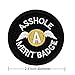 U-LIAN Asshole Merit Badge Patch Embroidery Morale Tactical Patch Hook and Loop Molle Attachment