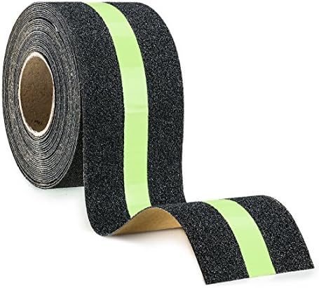2"X 14' Adhesive Anti Slip Non Skid Abrasive Safety Tape with highlight fluorescence film