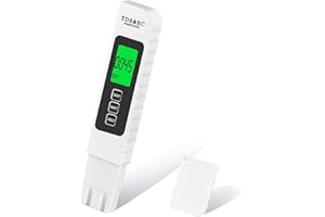 MEWMINGLE 4 in 1 TDS Meter Digital Water Tester - Accurate and Reliable TDS EC & Temp(°C,°F) Meter, 0-9990ppm - Professional Testing for Drinking Water, RO/DI System, Aquariums etc