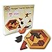 Mako Toys Brain Puzzles for Kids 4 Years Old, Tangram Jigsaw Puzzles, Wooden Puzzle Games, Toys for Children, 12 Piece