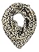 YOUR SMILE Silk Like Leopard Print Scarf Women's Fashion Pattern Large Square Satin Headscarf Head Dress (208)