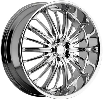 Set of 26" Akuza Belle 761 Chrome Wheels with Tires 5x120