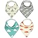 Baby Bandana Drool Bibs for Drooling and Teething 4 Pack Gift Set