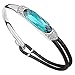 Silver Swarovski Elements Crystal Diamond Accent Luxury Queen Bracelet for women teenage girls, with a Gift Box, Ideal Gift for Birthdays / Christmas / Wedding
