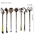 Game Brushes Merchandise - Costume Makeup Gift Set for Women Set Fancy Foundation Brush, Eyeshadow Brushes, Contour Brush, Eyebrow Brush (Bronze)