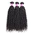 Malaysian Curly Hair Bundles Deep Weave 100% Unprocessed Remy Kinky Curly Human Hair Bundles Hair Weft Extensions Natural Black Color By Lovenea (8