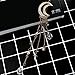 Fvermecky Vintage Crystal Hair Clips Tassel Drop Star Moon Hair Clips Bobby Pins For Women Girls Hair Accessories 4 Colors (Gold)