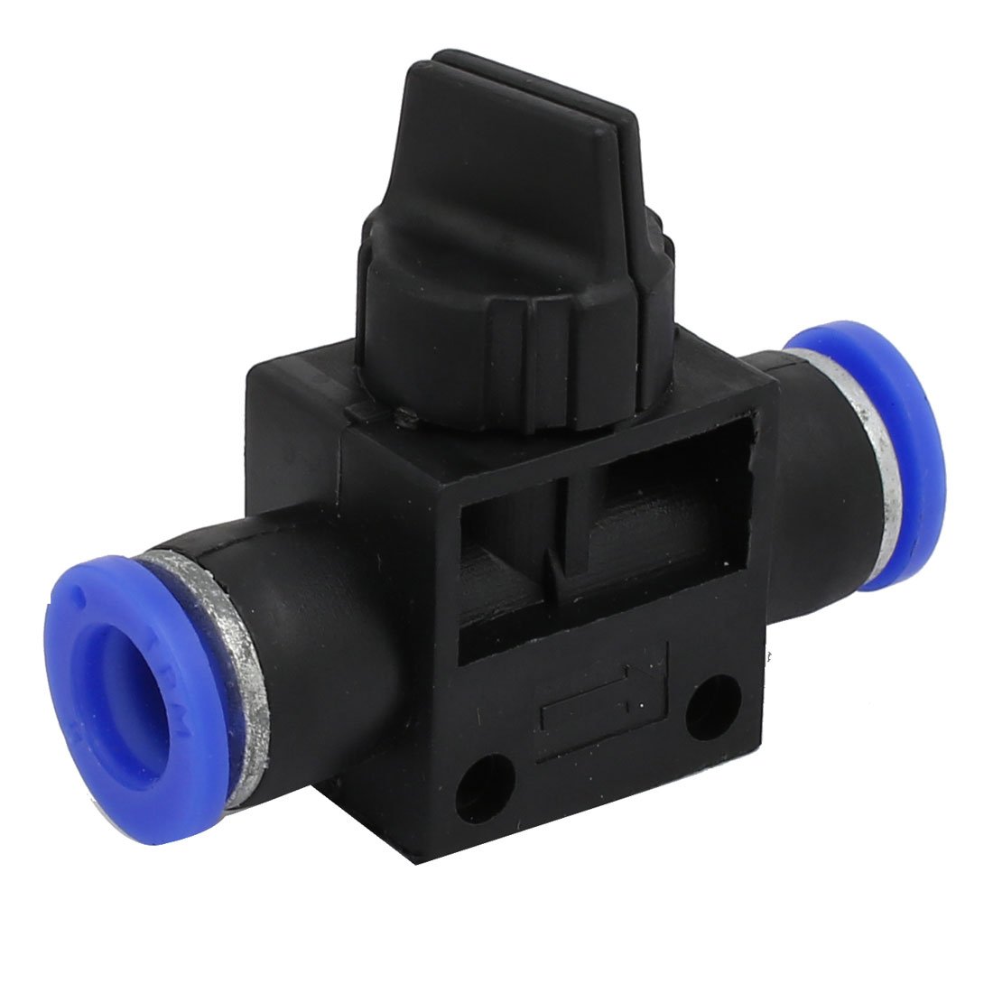 Sourcingmap Straight Push in Pneumatic Air Quick Fittings Connector Black for 8mm Tube Hose