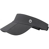 WANDER Sports Sun Visor Hat Mesh Foldable Brim for Men Women Running | Dual-Side Mesh,Sweat-Blocking Headband,3-Panel Foldable Brim Fits Pocket,Velcro Adjustable,Great For Golf,Tennis,Pickleball