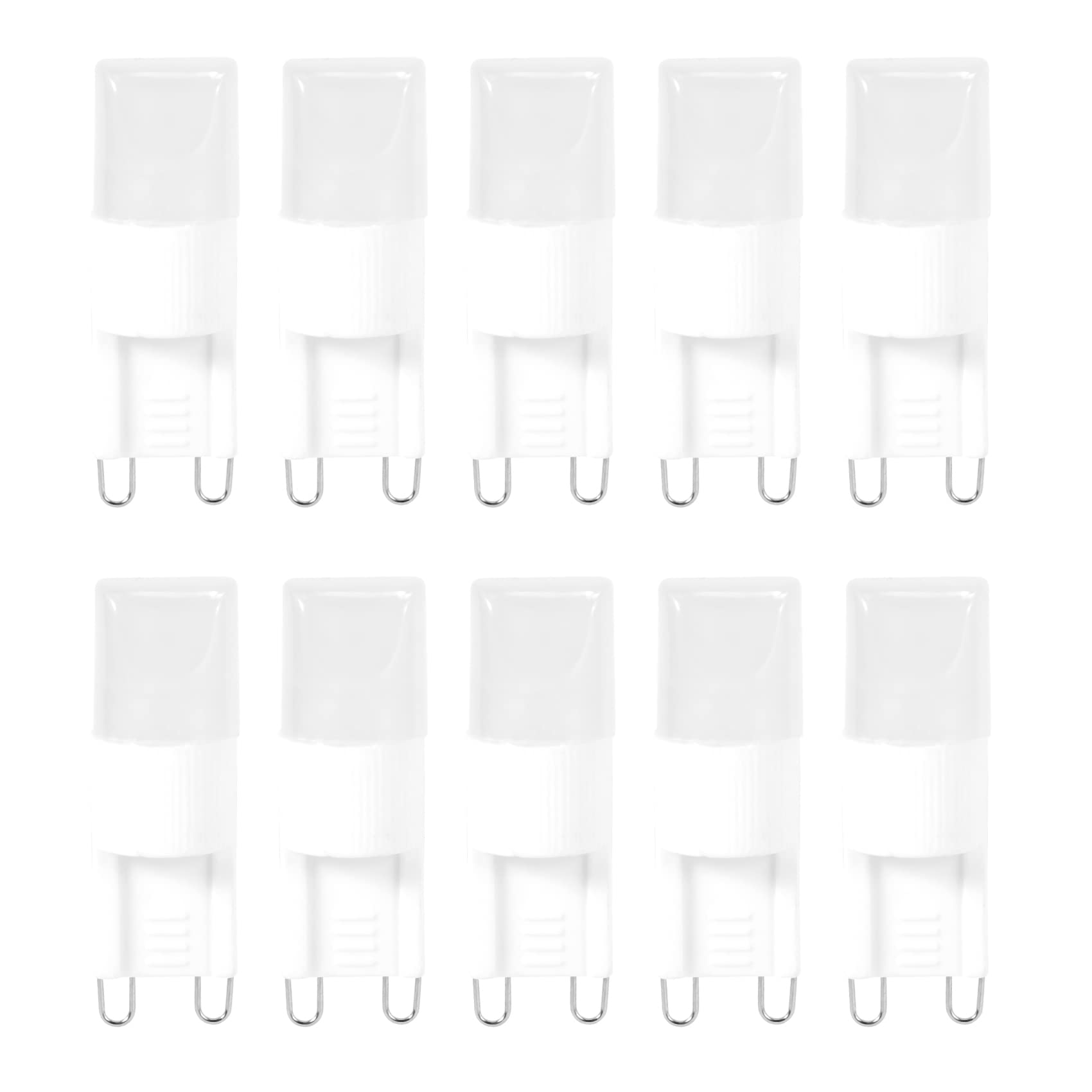 Bruafsir 13609 10x G9 1W LED High Light Bulb Lamp Light Warm White 3500 K