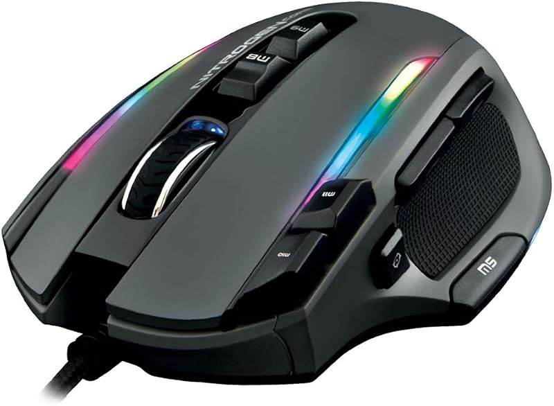Kult Nitrogen Core - Ratón Gaming con Cable 12800 dpi RGB
