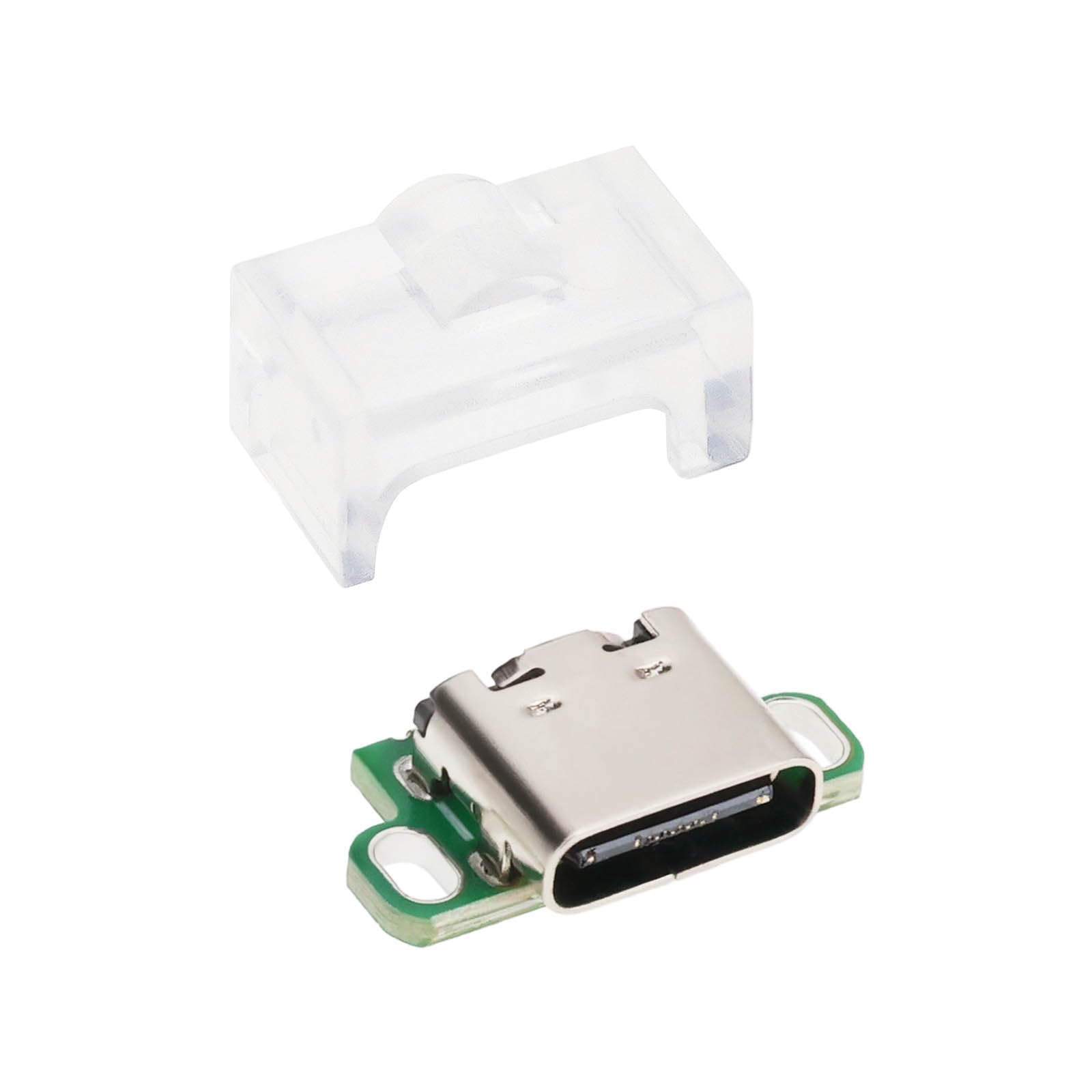 Create idea 1Pc Game Console DIY Interface Module USB-C Charging Port GBASP to USB-C Adapter with Transparent Bevel Cover Compatible with Gameboy