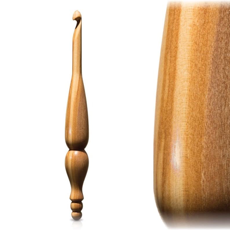Furls Crochet Hook, Wood, Olivewood, 6.5mm