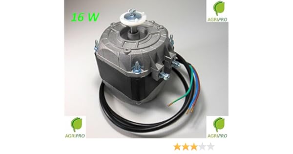 Motor con ventilador pentavalente W 16, compresor de nevera ...