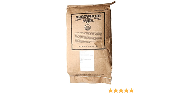 Arrowhead mills flour brown Rice Long grn org 25lb (074333458128)